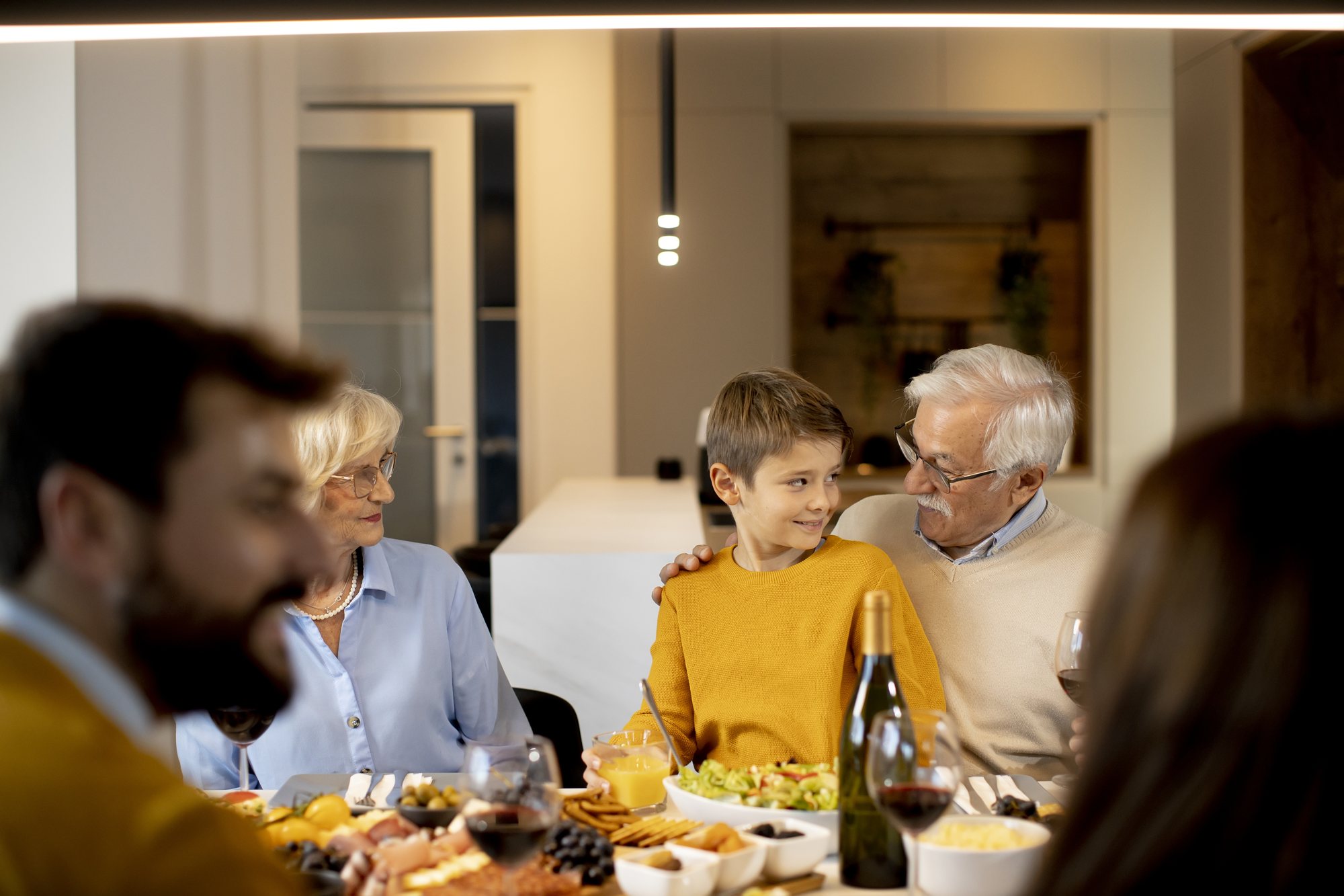 A family at home